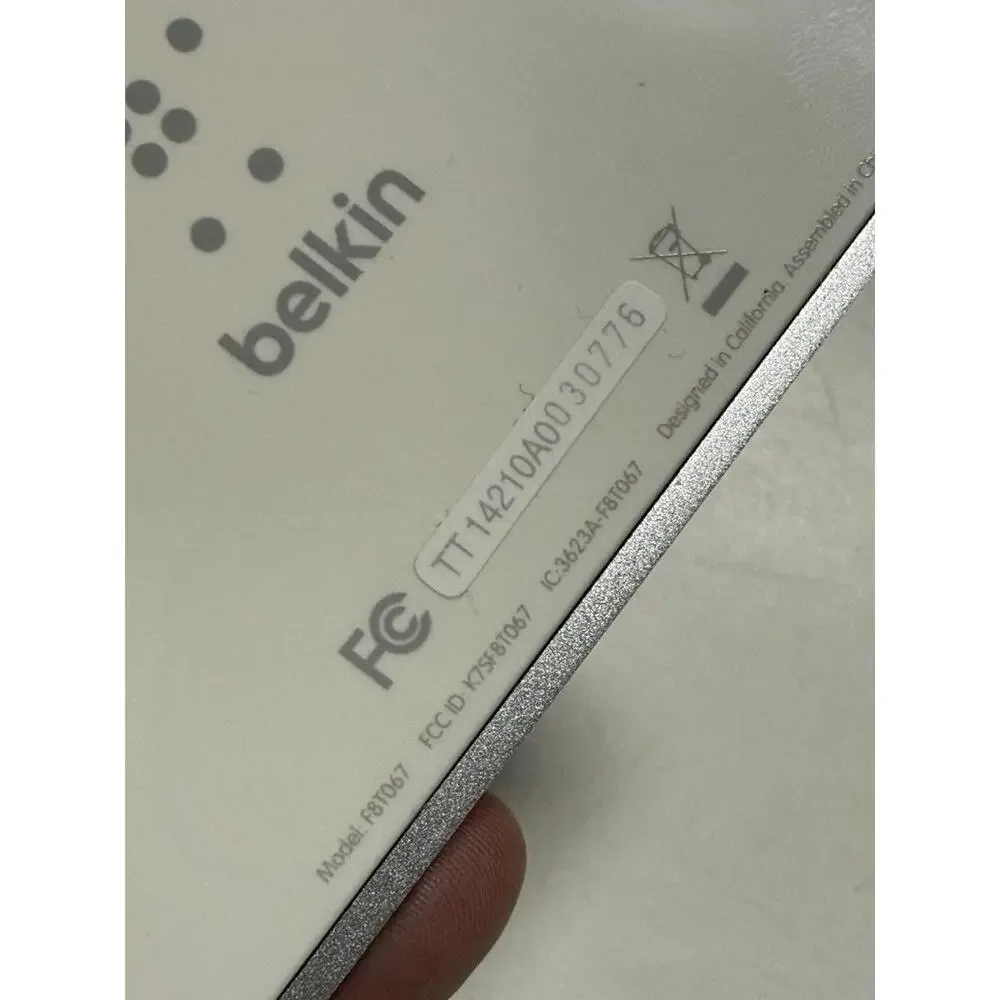 Belkin F8T067 Aluminum YourType Wireless Bluetooth Keypad Number Pad